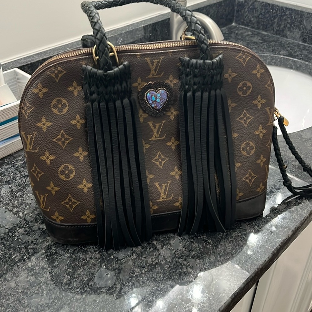 Authentic Louis Vuitton Alma bag revamped